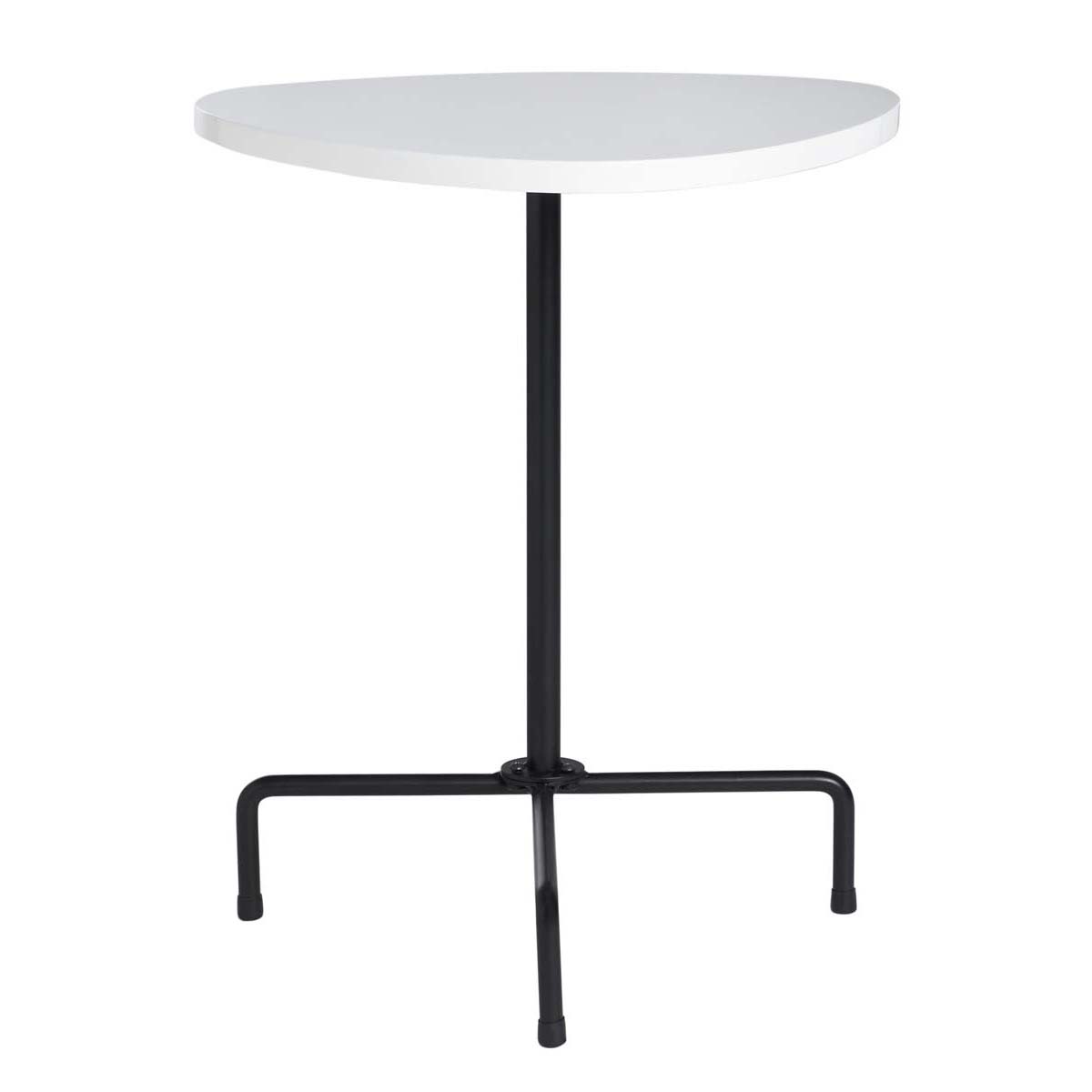 Safavieh Berlin Tripod Side Table , ACC4207 - White Lacquer/Black