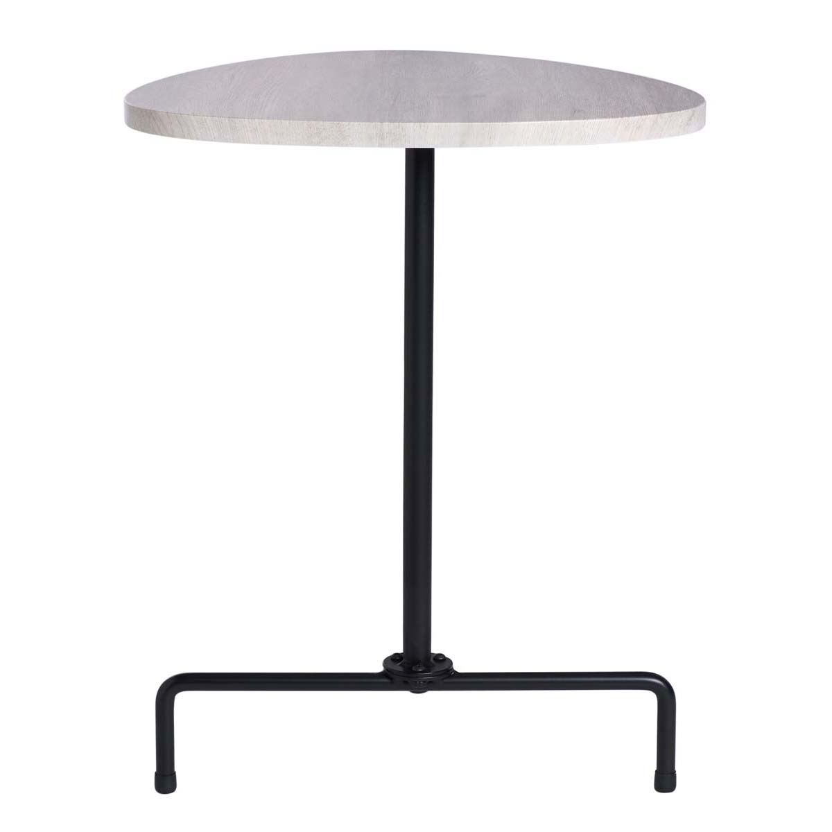 Safavieh Berlin Tripod Side Table , ACC4207 - Light Grey Oak/Black