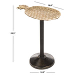 Safavieh Luana Pinapple Top Accent Table , ACC4602 - Gold Top/Antiq Gold