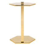 Safavieh Aurea Hexagon C Table , ACC4603 - Gold