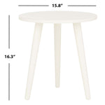 Safavieh Orion Round Accent Table , ACC5700 - Antique White