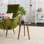 Safavieh Orion Round Accent Table , ACC5700 - Chocolate