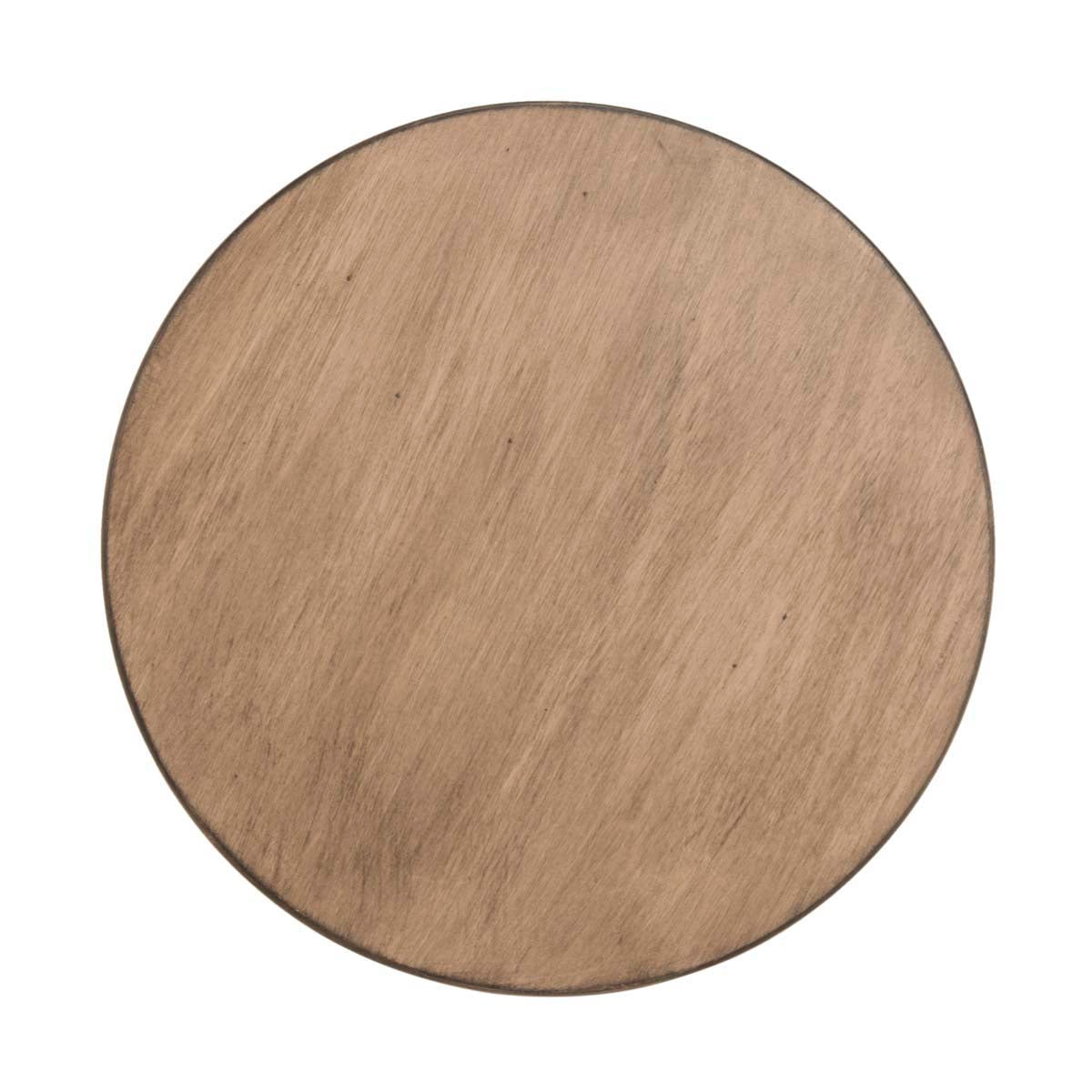 Safavieh Orion Round Accent Table , ACC5700 - Chocolate