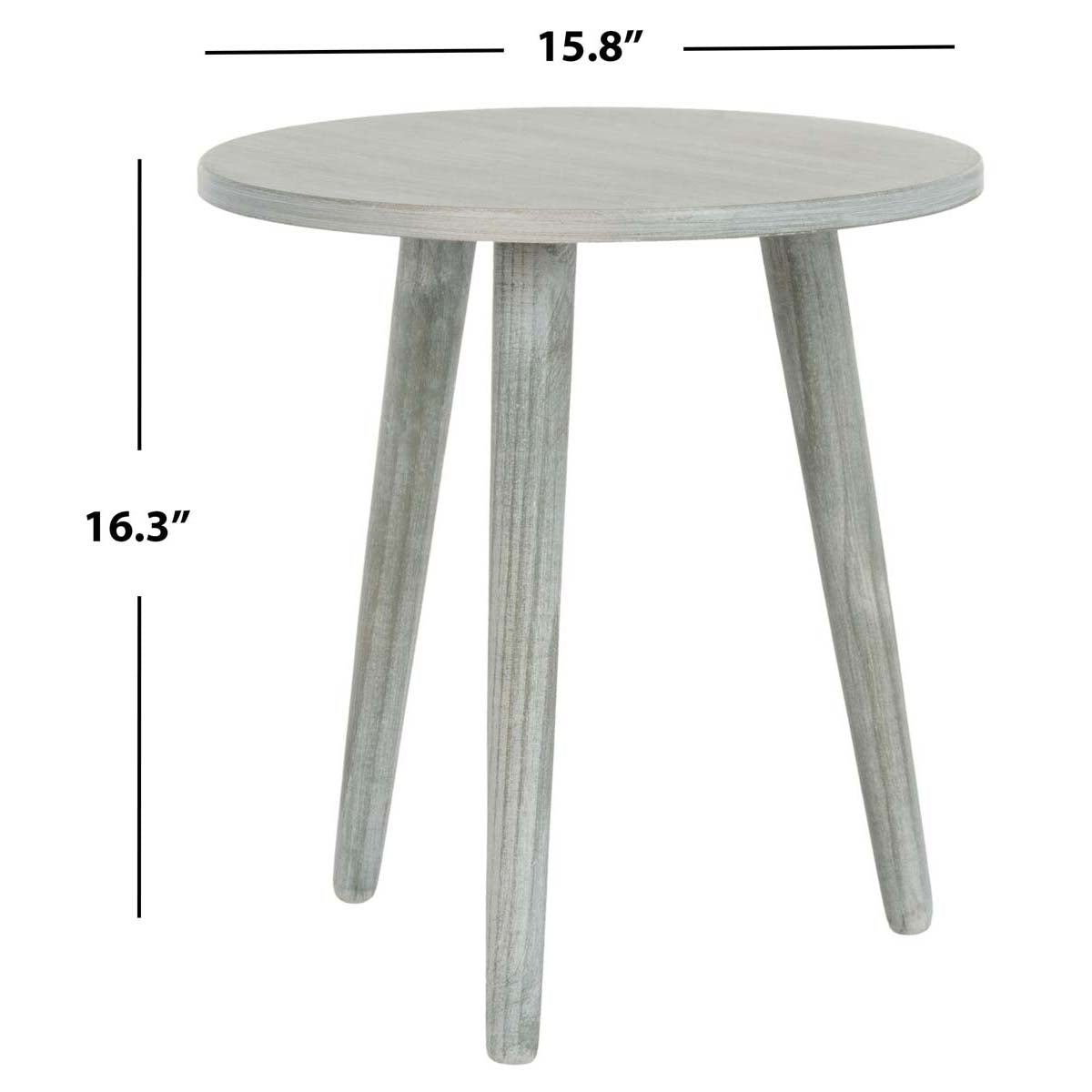 Safavieh Orion Round Accent Table , ACC5700 - Slate Grey