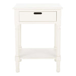 Safavieh Landers 1 Drawer Accent Table , ACC5708 - Distressed White