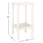 Safavieh Rafiki Square Accent Table, ACC5709 - Distressed White
