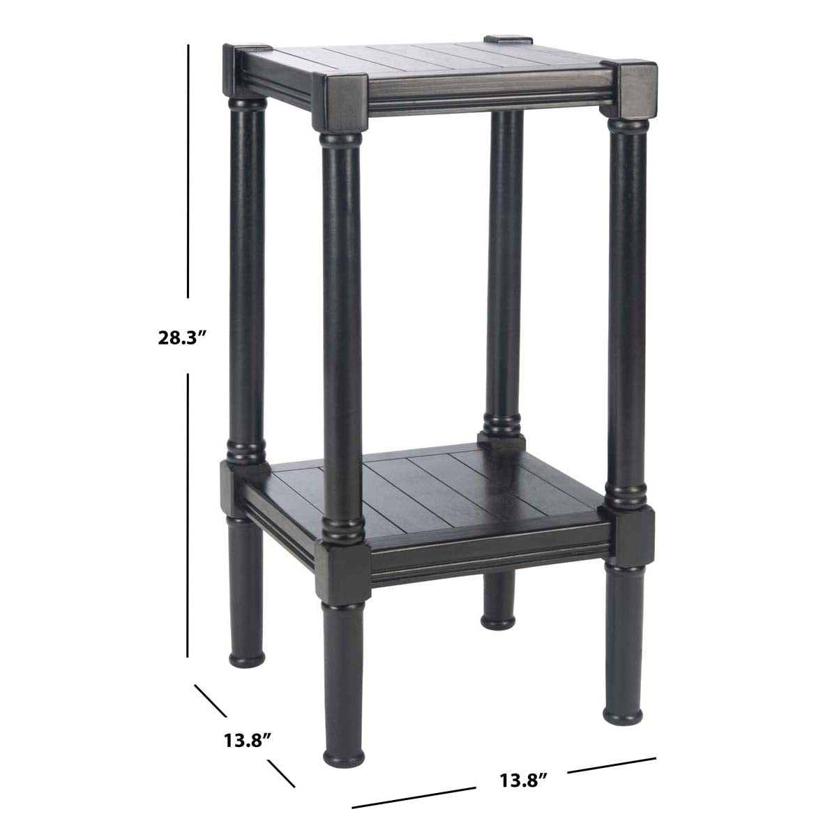 Safavieh Rafiki Square Accent Table, ACC5709 - Black