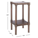 Safavieh Rafiki Square Accent Table, ACC5709 - Brown