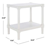 Safavieh Rafiki Rectangle Accent Table, ACC5710 - Distressed White