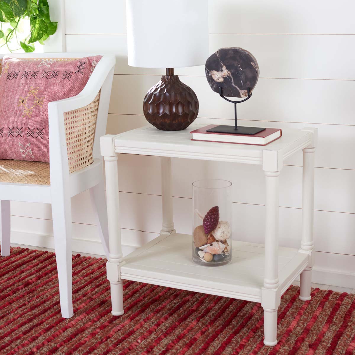 Safavieh Rafiki Rectangle Accent Table, ACC5710 - Distressed White