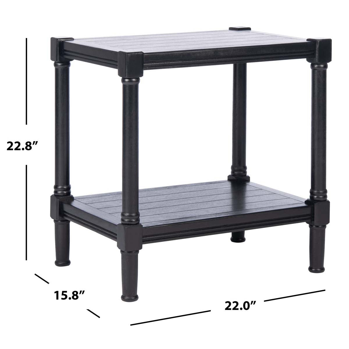 Safavieh Rafiki Rectangle Accent Table, ACC5710 - Black