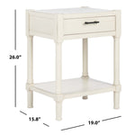 Safavieh Filbert 1Drw Accent Table, ACC5711 - Distressed White