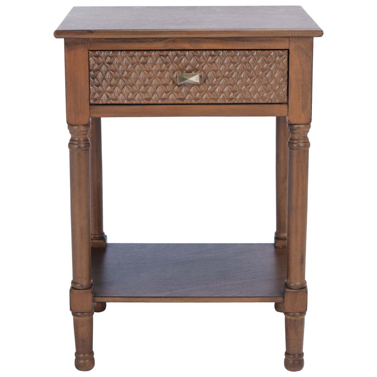 Safavieh Halton 1Drw Accent Table , ACC5712 - Brown