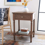Safavieh Halton 1Drw Accent Table , ACC5712 - Brown