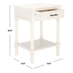 Safavieh Ryder 1Drw Accent Table, ACC5713 - Distressed White