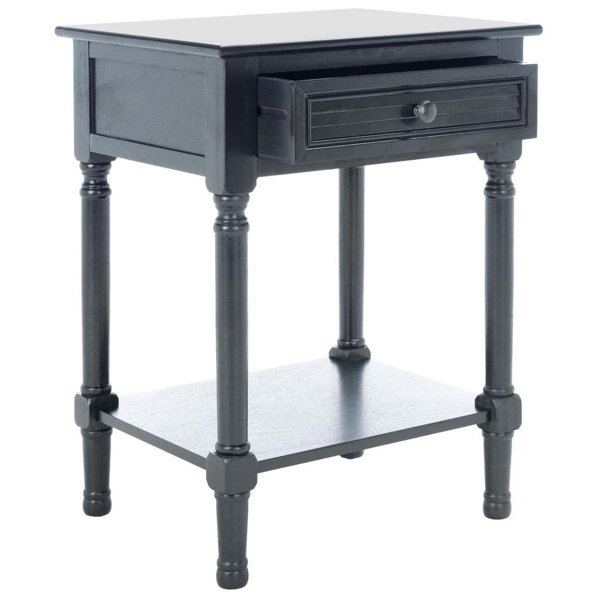 Safavieh Tate 1Drw Accent Table , ACC5714 - Black