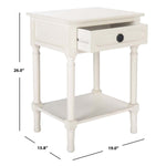 Safavieh Allura 1Drw Accent Table, ACC5718 - Distressed White