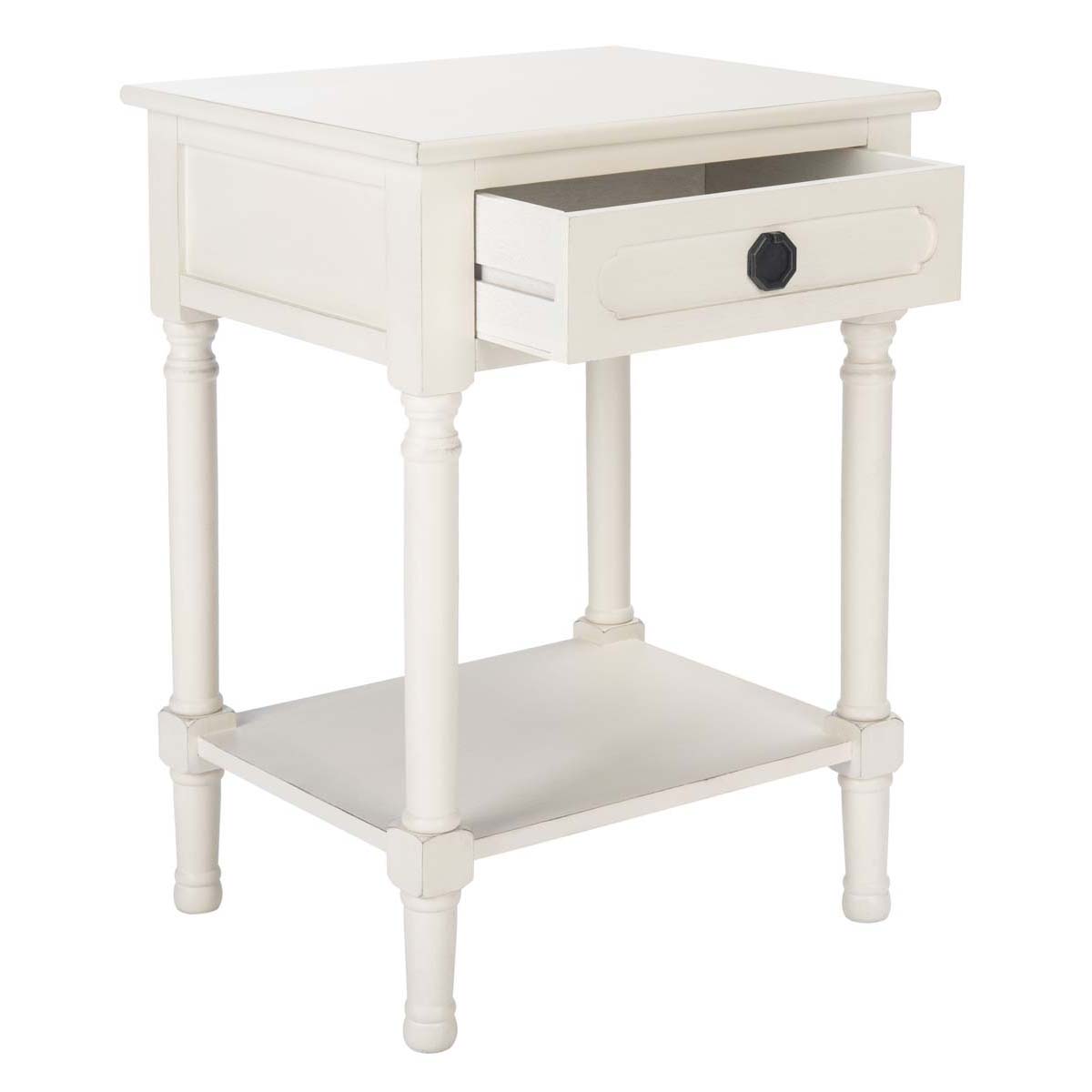 Safavieh Allura 1Drw Accent Table, ACC5718 - Distressed White