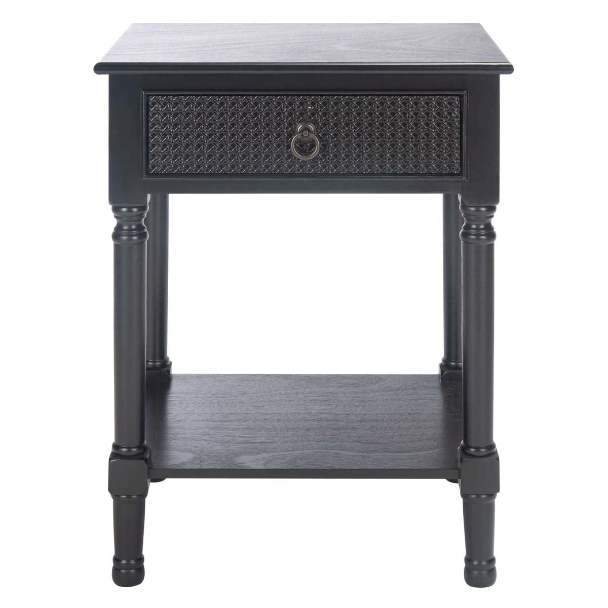 Safavieh Haines 1Drw Accent Table , ACC5720 - Black