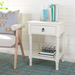 Safavieh Haines 1Drw Accent Table , ACC5720 - White