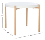Safavieh Solara Accent Table , ACC5801 - White / Gold