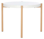 Safavieh Solara Accent Table , ACC5801 - White / Gold