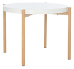 Safavieh Solara Accent Table , ACC5801 - White / Gold