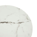 Safavieh Winnie Round Side Table , ACC6200 - White Marble Veneer/Brass Leg