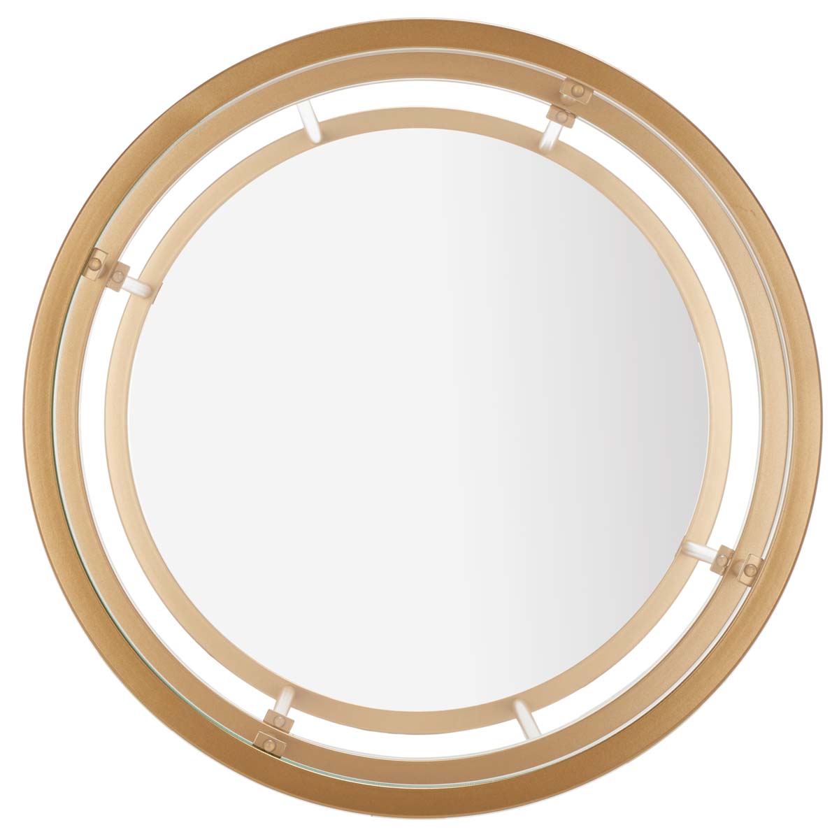 Safavieh Layta 3 Shelf Accent Table , ACC6402 - Gold/Glass