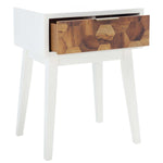 Safavieh Nilo 1 Drawer Accent Table , ACC6600 - White / Natural