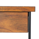 Safavieh Eris 1 Drawer 1 Shelf Accent Table , ACC6604 - Brown / Black