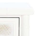 Safavieh Ahab 2 Drawer 1 Shelf Accent Table , ACC6606 - White / Gold