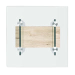 Safavieh Kayley Accent Table , ACC7001 - Glass/Natural Shelf