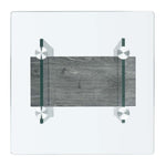 Safavieh Kayley Accent Table , ACC7001 - Glass/Black Oak Shelf