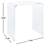 Safavieh Pryor Acrylic Side Table  , ACC8000 - Clear
