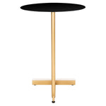 Safavieh Haylee Round Side Table , ACC8002 - Black / Gold
