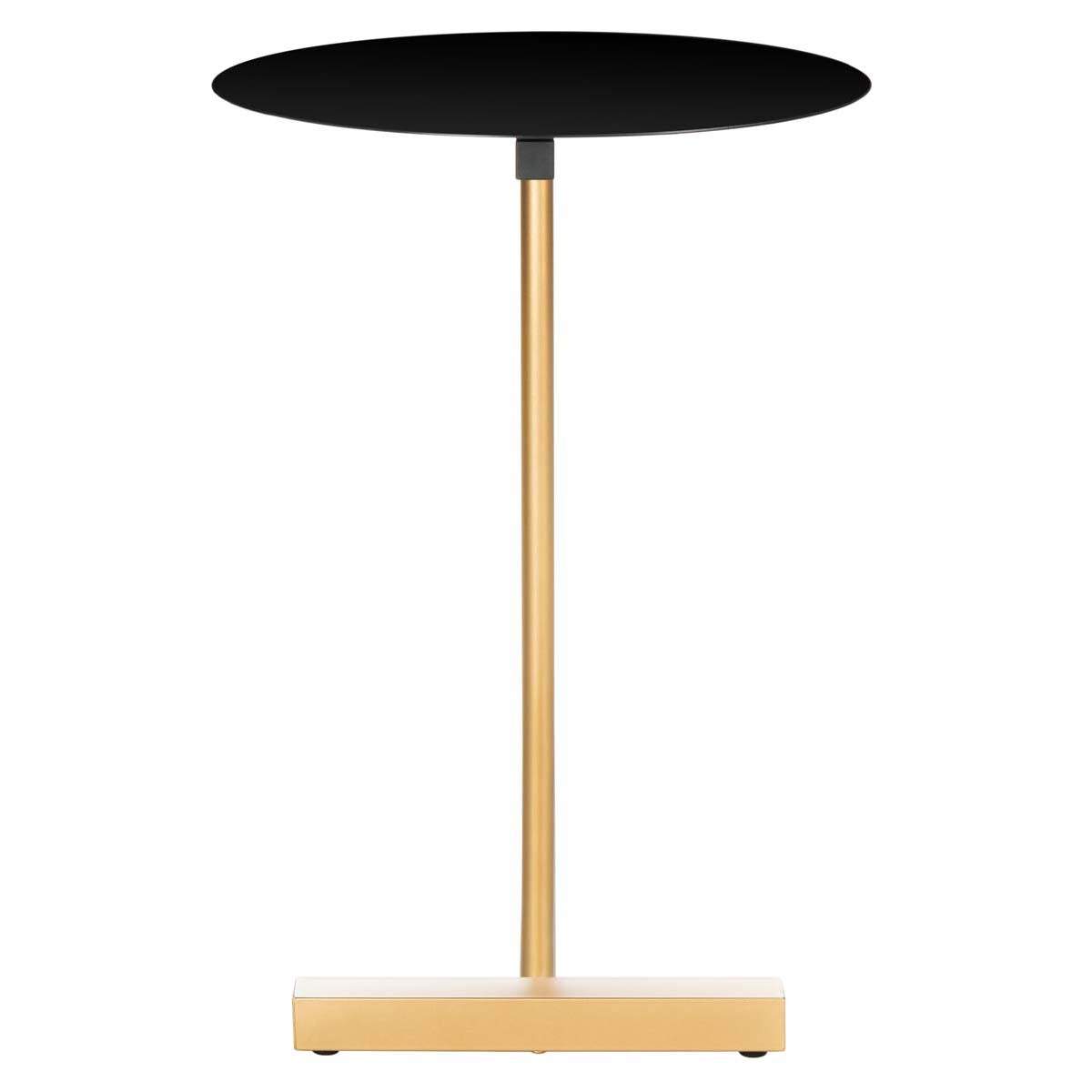 Safavieh Haylee Round Side Table , ACC8002 - Black / Gold