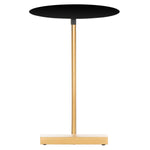 Safavieh Haylee Round Side Table , ACC8002 - Black / Gold