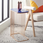 Safavieh Stafford Side Table , ACC8005 - Blue / Gold