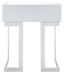 Safavieh Lilo 1 Drawer Mirrored Accent Table , ACC9700 - Silver / Mirror