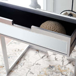 Safavieh Lilo 1 Drawer Mirrored Accent Table , ACC9700 - Silver / Mirror
