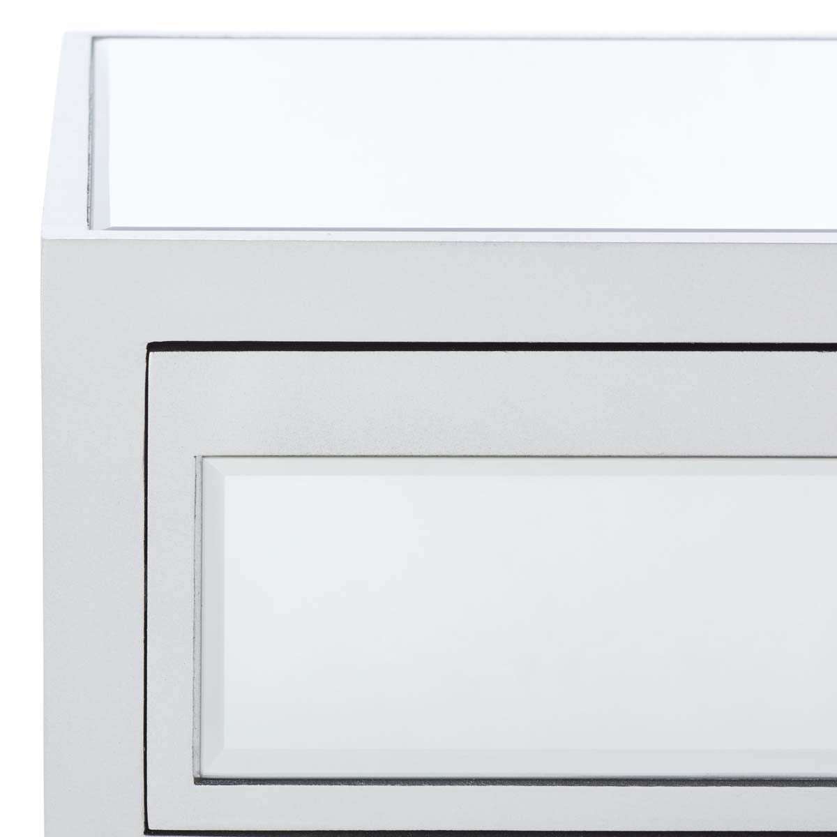 Safavieh Lilo 1 Drawer Mirrored Accent Table , ACC9700 - Silver / Mirror