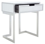 Safavieh Lilo 1 Drawer Mirrored Accent Table , ACC9700 - Silver / Mirror