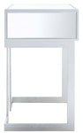 Safavieh Lilo 1 Drawer Mirrored Accent Table , ACC9700 - Silver / Mirror