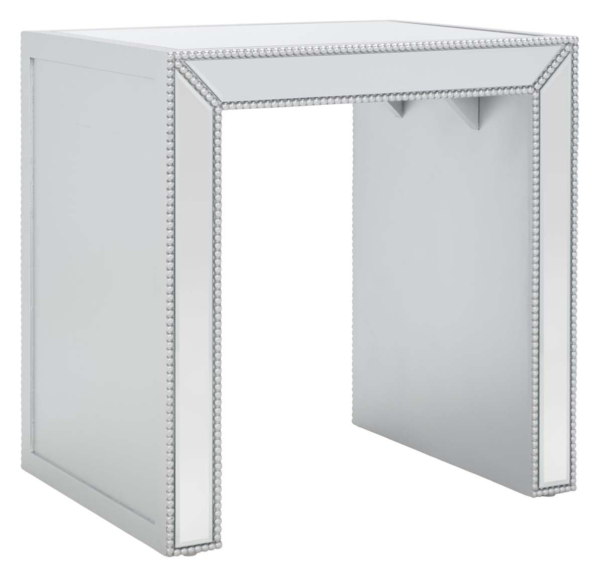 Safavieh Laken Mirrored Accent Table , ACC9702 - Silver / Mirror