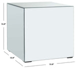 Safavieh Betony Mirrored Accent Table , ACC9704 - Silver / Mirror