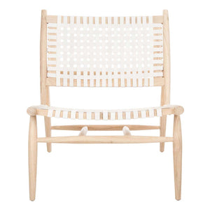 Safavieh Soleil Leather Woven Accent Chair, ACH1001