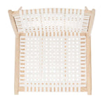 Safavieh Soleil Leather Woven Accent Chair , ACH1001 - White Leather/Natural