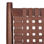 Safavieh Soleil Leather Woven Accent Chair , ACH1001 - Cognac Leather/Brown