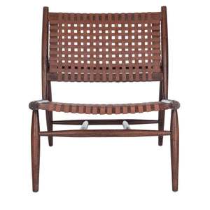Safavieh Soleil Leather Woven Accent Chair, ACH1001